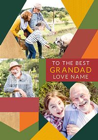 Wild Wood Best Grandad Father's Day Card