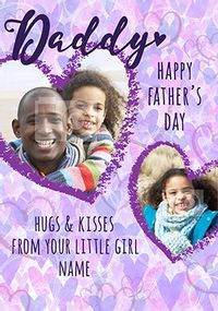 Tap to view Daddy From Your Little Girl Father's Day Card