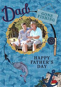 Tap to view Gone Fishing Father's Day Card