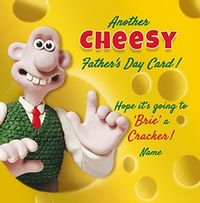 Wallace and Gromit Cheesy Father's Day Card