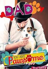 Dog Dad Photo Father's Day Card