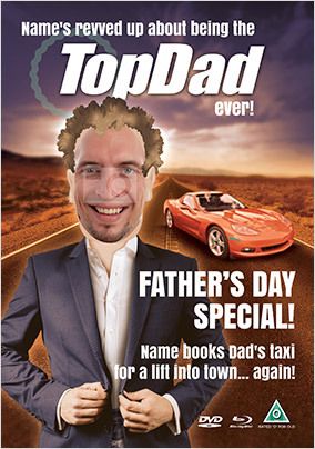Top Dad Father's Day Photo Card