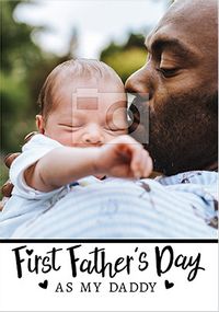 Tap to view First Father's Day as my Daddy Card