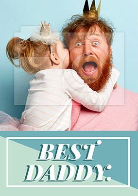 Best Daddy Photo Card