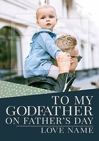 Tap to view Godfather on Father's Day Photo Card