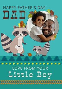 Tap to view From your Little Boy photo Father's Day Card