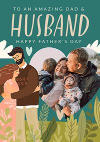 Tap to view Husband & Dad on Father's Day Photo Card