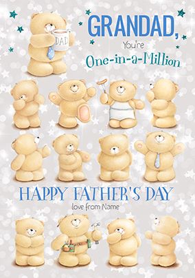 Forever Friends - Father's Day card Grandad One in a Million