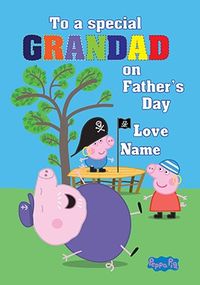 Tap to view Peppa Pig Father's Day Card - Special Grandad