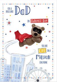Tap to view Barley Bear - Father's Day Personalised Card