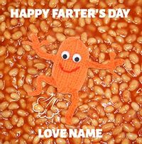Tap to view Baked Beans Father's Day Card
