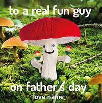 Tap to view Fun Guy On Father's Day Personalised Card