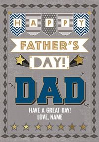 Tap to view Mint Jackpot Father's Day Card - Stars & Banners