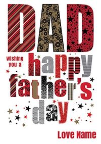 Tap to view Nigel Quiney Father's Day Card - Stars
