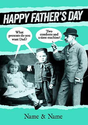 Father's Day Gift Personalised Funny Card