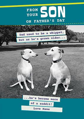 From your Son on Father's Day Personalised Card