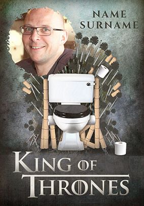 King Of Thrones Photo Card