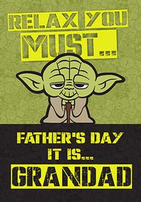 Tap to view Yoda Grandad Father's Day Card