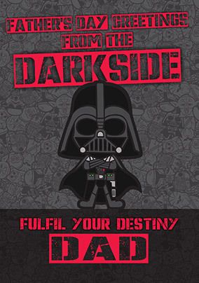 vader card darth father dark side hover fathers
