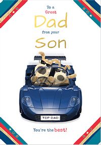Dad from Your Son Father's Day Personalised Card