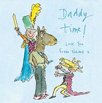 Daddy time personalised Card