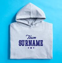 Tap to view Team Surname Personalised Hoodie