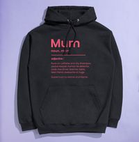 Mum Definition Personalised Hoodie
