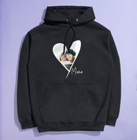 Mama Heart Photo Upload Hoodie