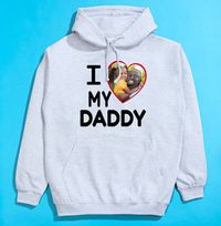 Tap to view I Heart My Daddy Kids Personalised Hoodie