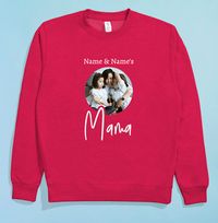 Tap to view Mama Photo Upload Sweatshirt