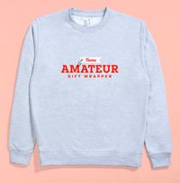 Tap to view Personalised Amateur Gift Wrapper Christmas Jumper