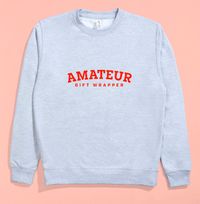 Tap to view Amateur Gift Wrapper Non Personalised Christmas Jumper