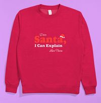Tap to view Personalised Dear Santa Christmas Jumper