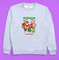 Tap to view The Surnames Merry Christmas Jumper