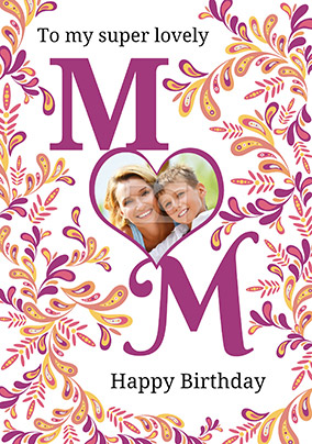 Birthday Cards For Mum Personalised Unique Funky Pigeon Folklore Mum Birthday Card Photo Upload No Preview Image Is Not Found