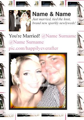 Amazeballs - Just Married Wedding Card