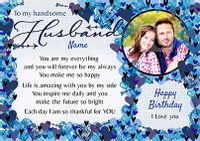 Tap to view Amore - Birthday Card My Handsome Husband