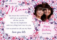 Amore - Birthday Card To a Wonderful Mum