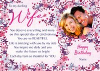 Tap to view Amore - Birthday Card My Darling Wife