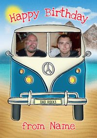 Tap to view Campervan Birthday Card