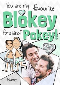 Tap to view Favourite Blokey Photo Birthday Card