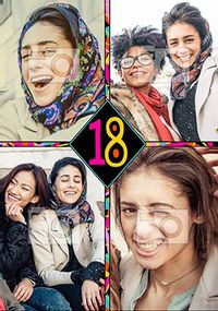 18 Girls Multi Photo Card