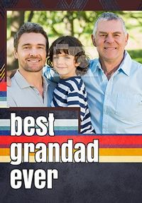 Tap to view Best Grandad Ever Photo Card