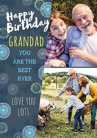 Tap to view Happy Birthday Grandad Multi Photo Card
