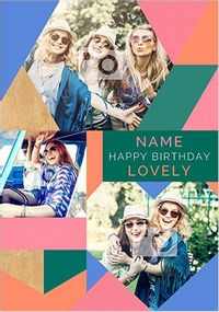 Happy Birthday Day Lovely Photo Card