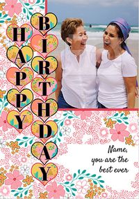 Tap to view You are the Best Ever Photo Upload Birthday Card