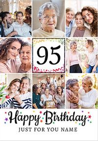 Happy 95th Birthday Photo Card