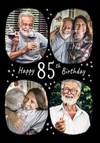 Happy 85th Birthday Multi Photo Card
