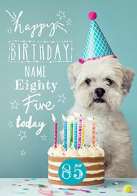 Tap to view Eighty Five Today Personalised Birthday Card