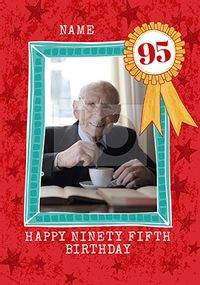 Tap to view Happy Ninety Fifth Birthday Photo Card